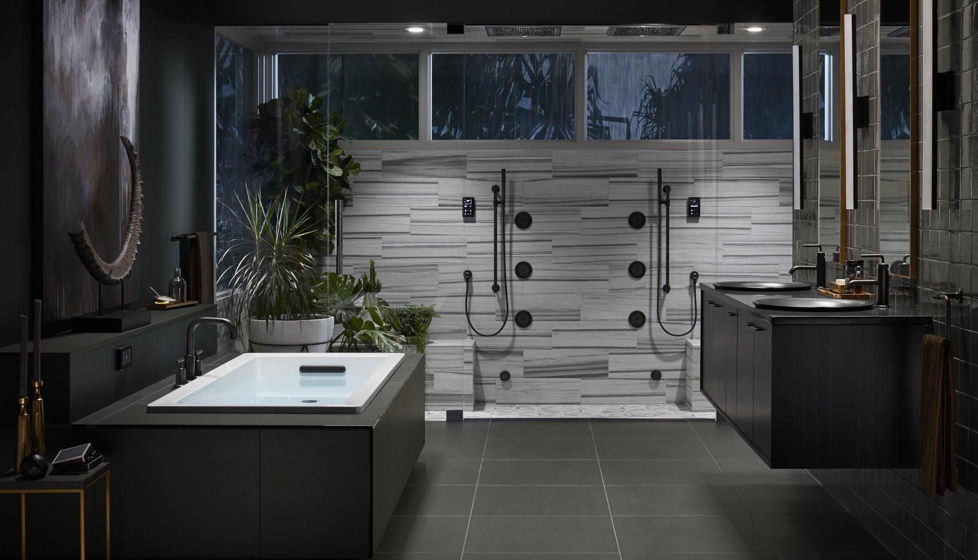 Spa-like baths, from powder rooms to primary suites